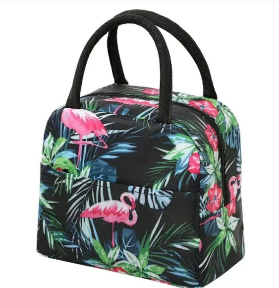 Brand new flamingo print insulated lunch box - Picture 3 of 4
